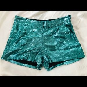 Sequin shorts
